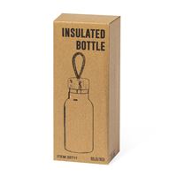 BORRACCIA TERMICA CON TAPPO IN BAMBOO 350ml